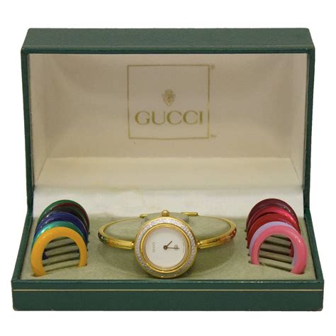 gucci watch interchangeable faces|gucci change bezel watch.